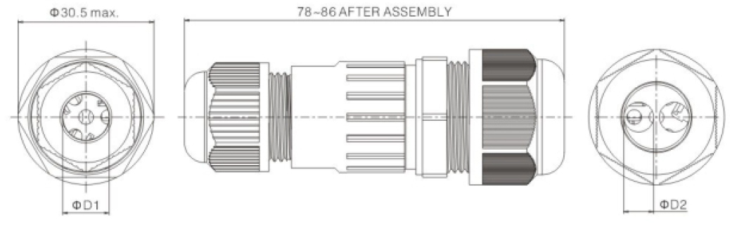 Connector3T-M20-2P 3P 4P 5P（三通Y型螺丝款）-.jpg